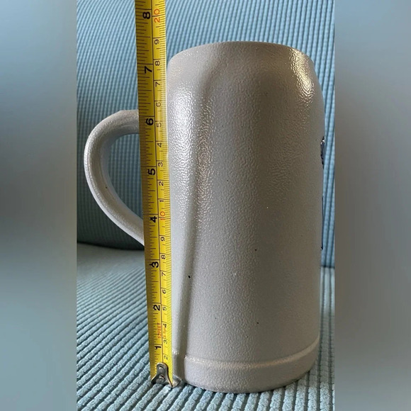Vintage HB Beer Stein. Hofbrauhaus Munchen 1 liter Stonewear Germany Grey & Blue - Picture 3 of 5
